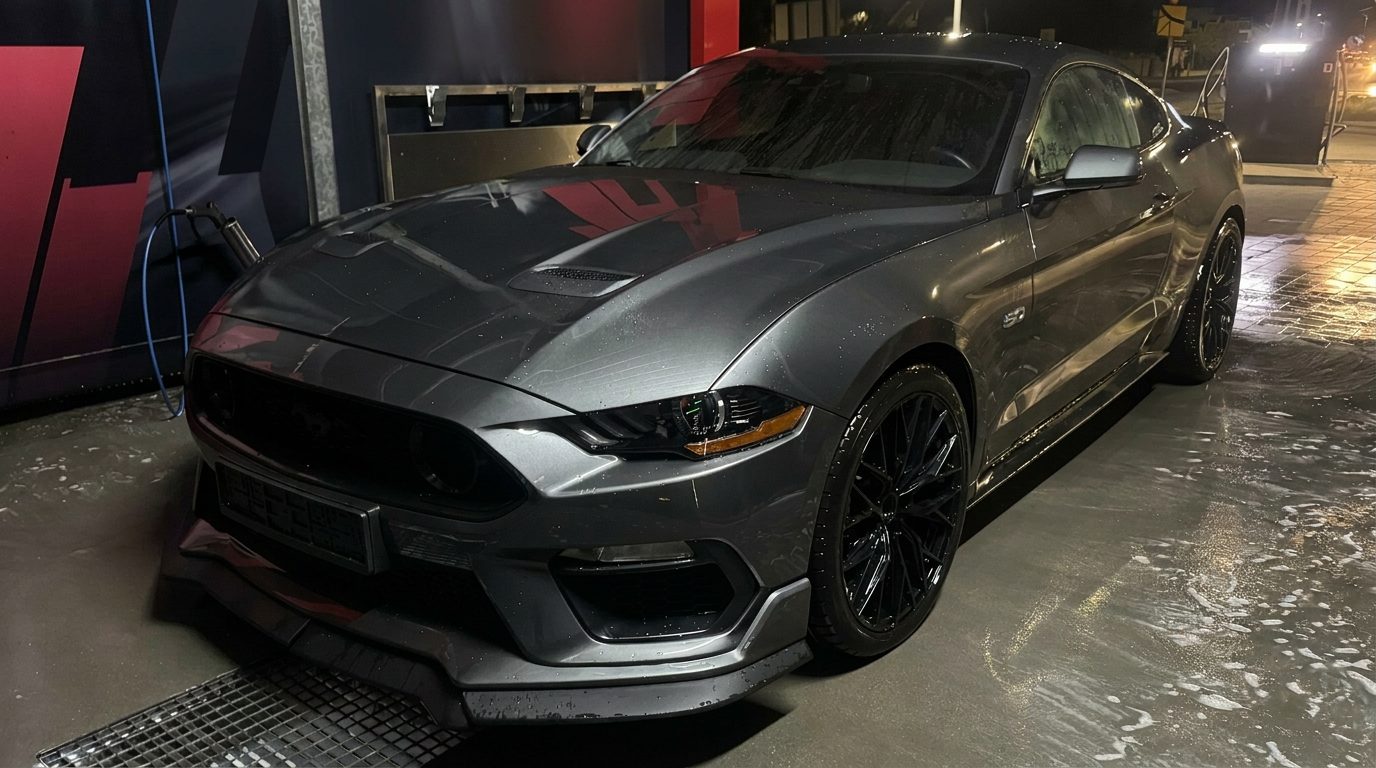 Mustang po myjni